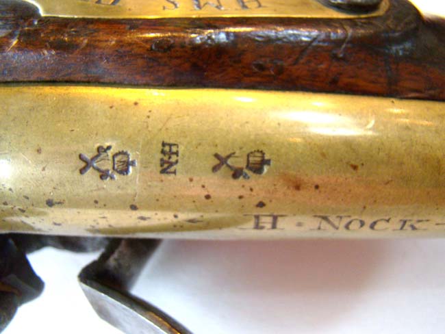 An Historically Important Flintlock Naval blunderbuss circa 1796-1802 used onboard HMS ELEPHANT, Vice-Admiral Nelson's flagship during the Battle of Copenhagen in 1801. — image 5